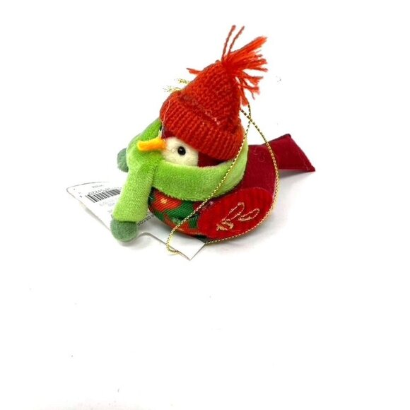Target Featherly Friends Fabric Bird Red Hat Christmas Ornament Wondershop™ 2024 - Picture 5 of 10